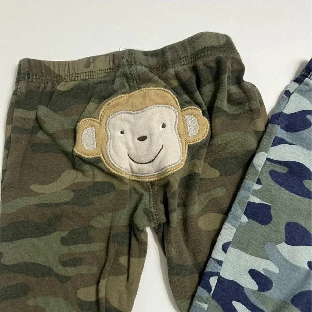 Carters • 3 Pack Baby Pants Appliqué Bottom Animals